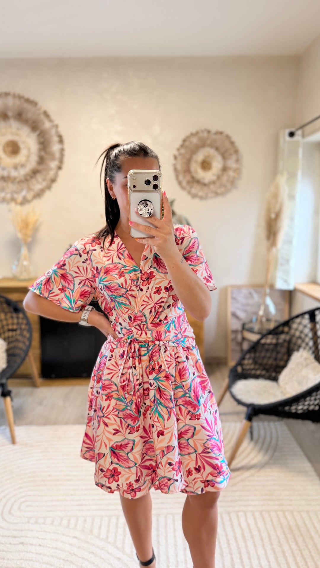 Robe courte soso CURVY