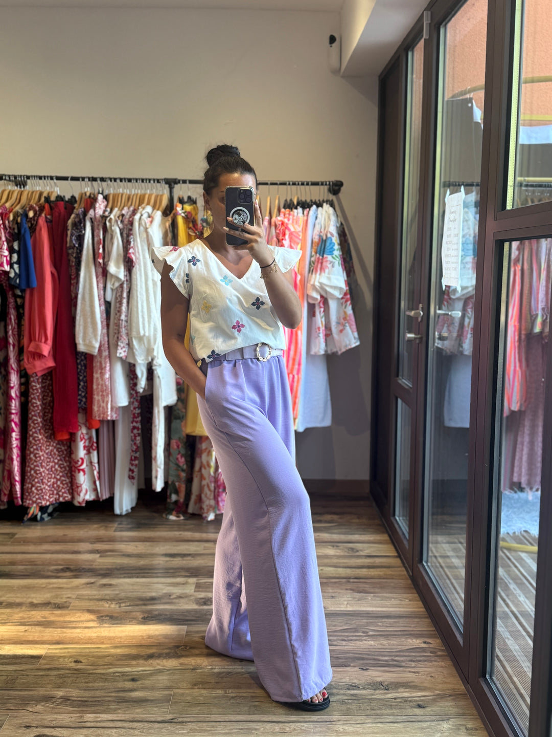 Pantalon Ira lilas