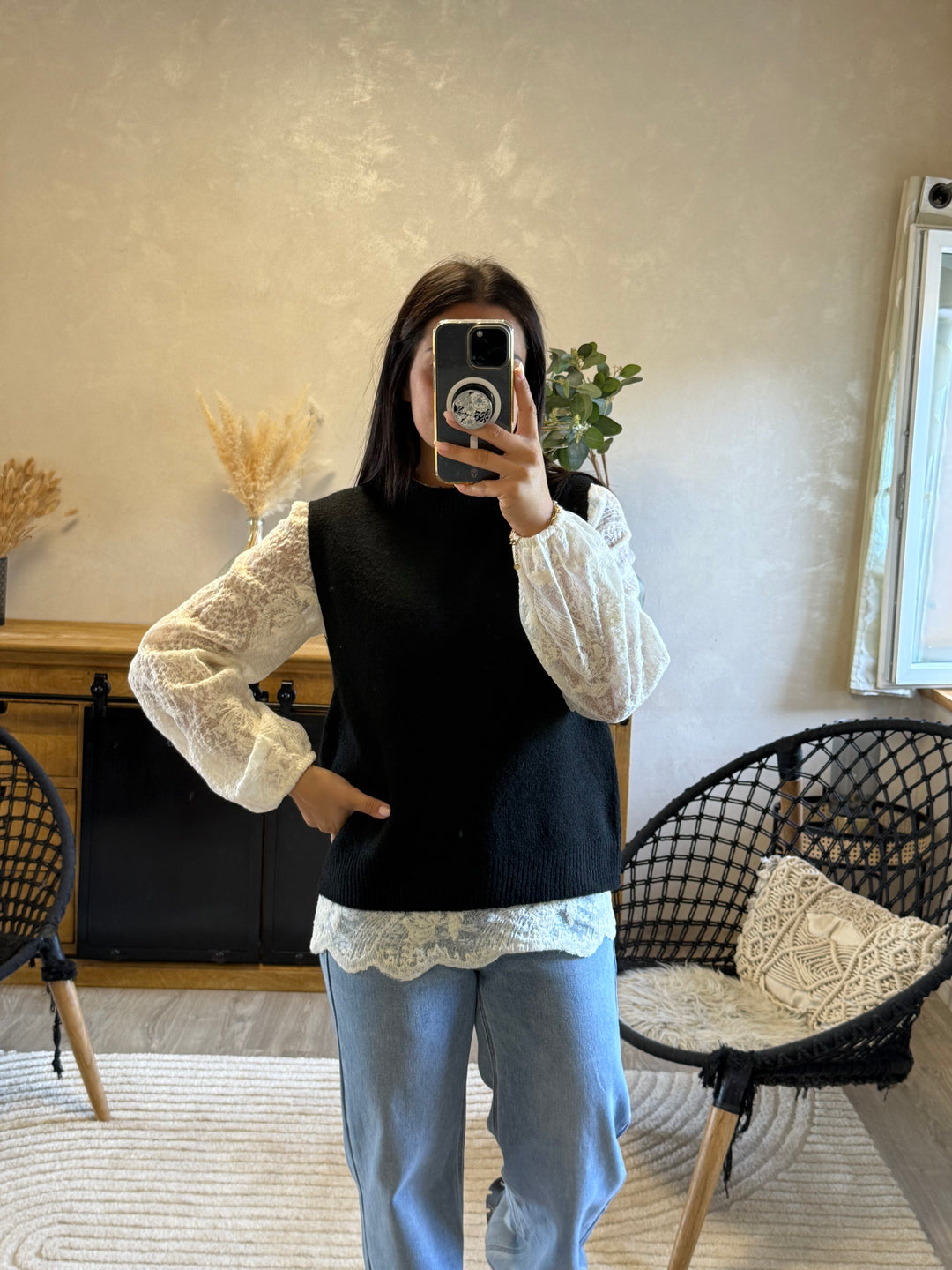 Pull Jamila noir
