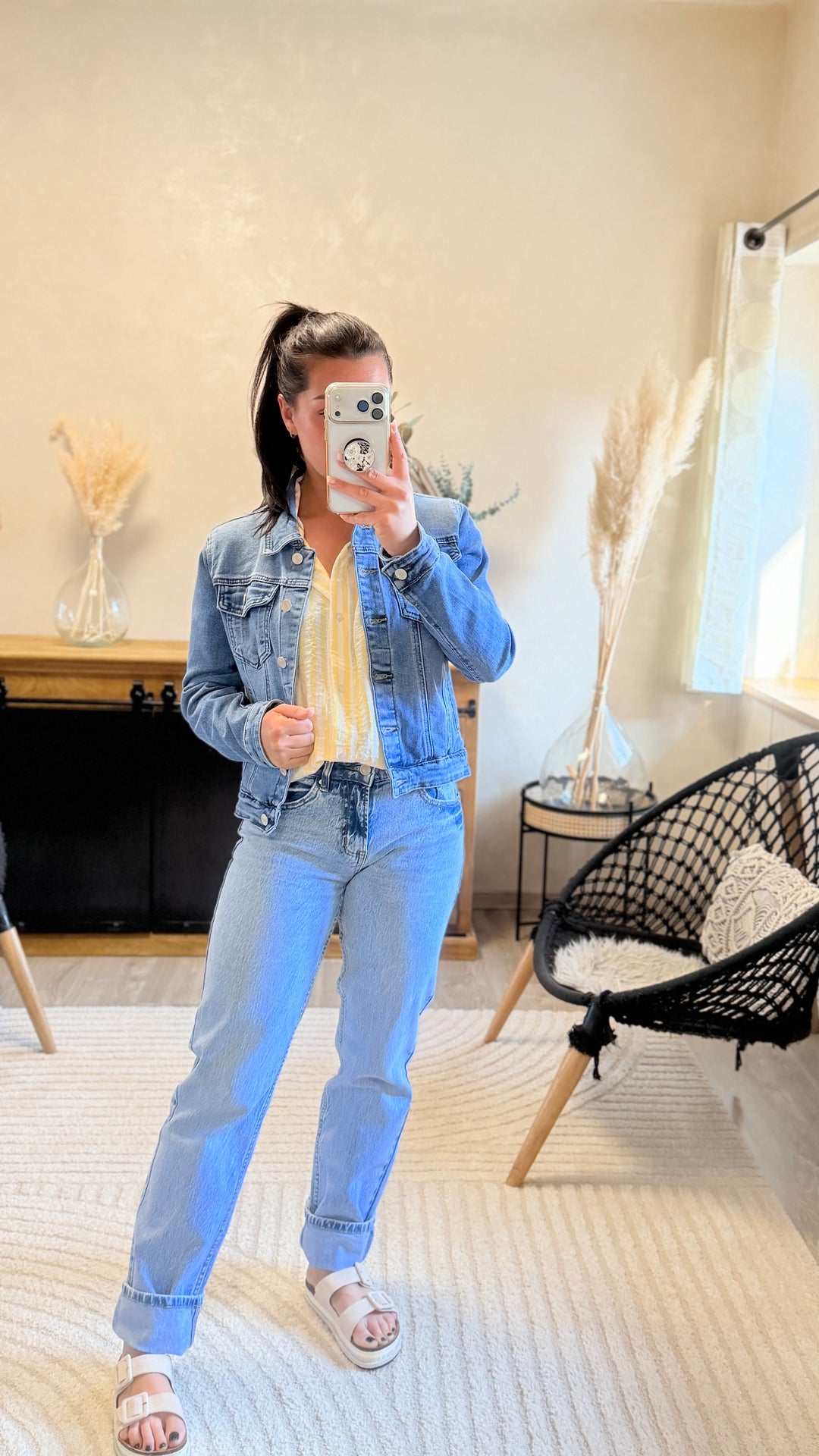 Veste en jean Gloria