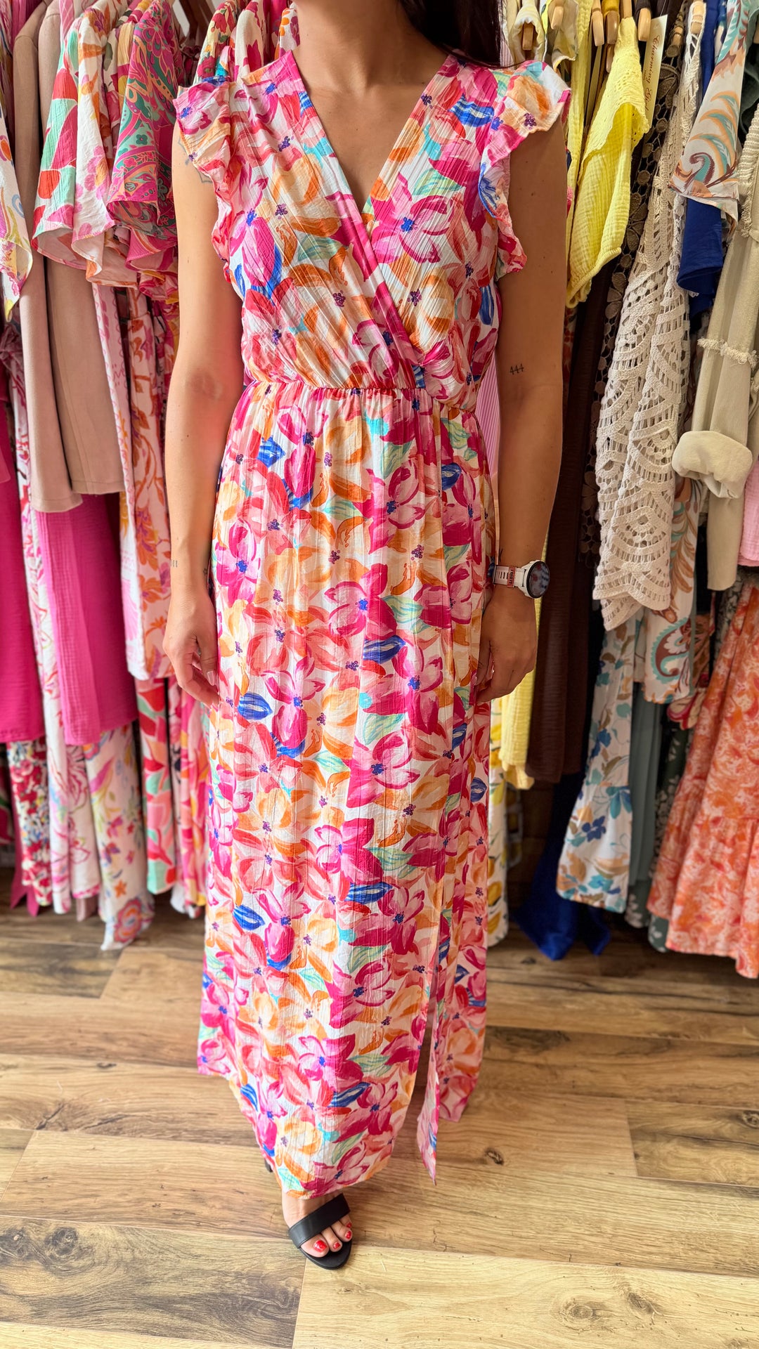 Robe longue Sandra CURVY