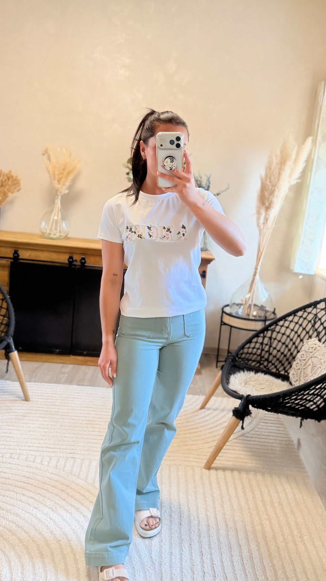Teeshirt amour fleur