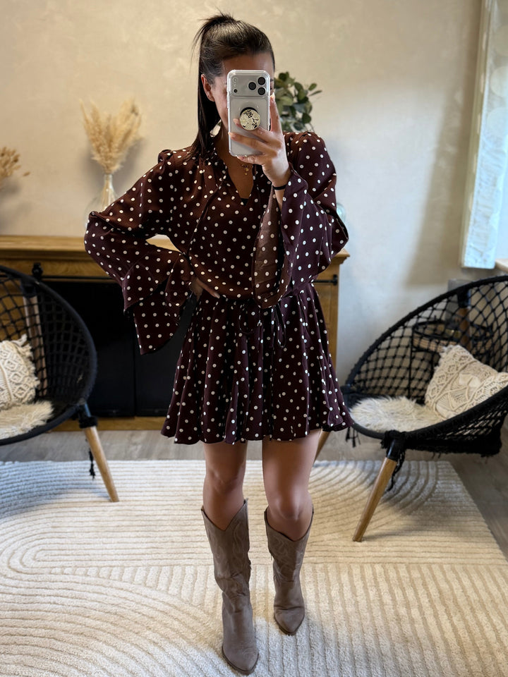 Robe burdy choco