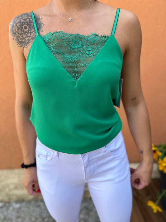 Top Christy vert