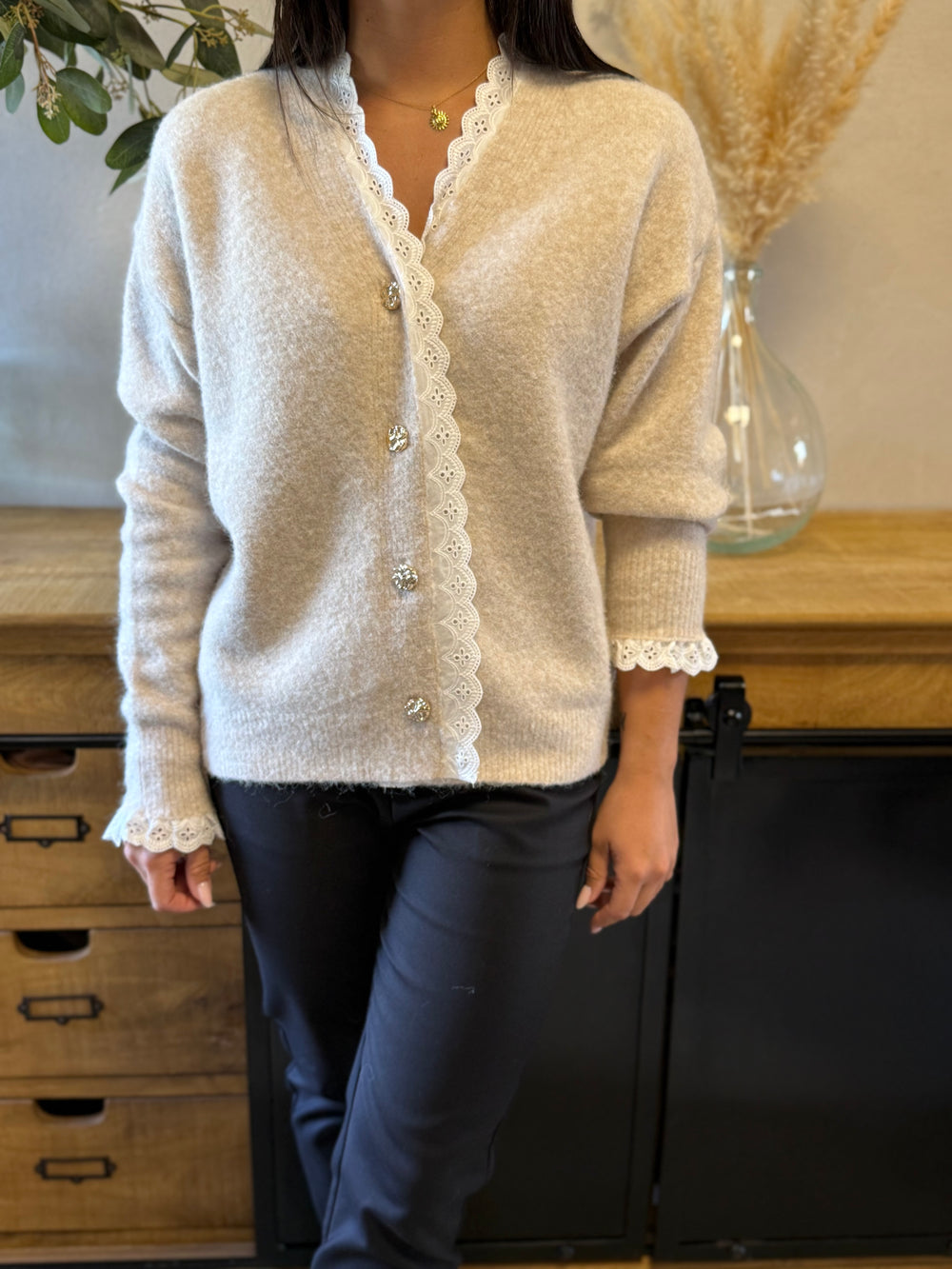 Gilet Ursule beige