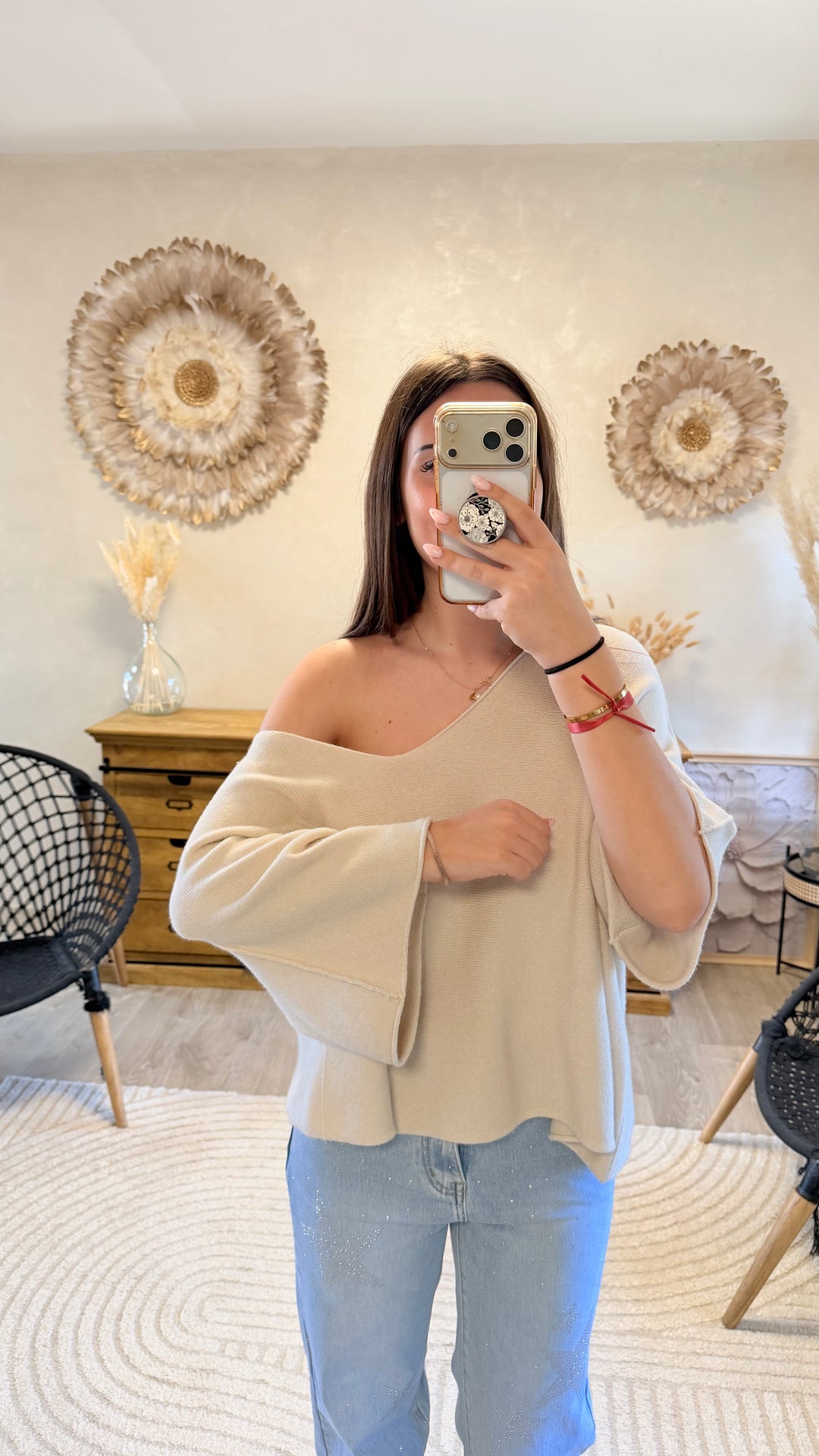 Pull Tolian beige