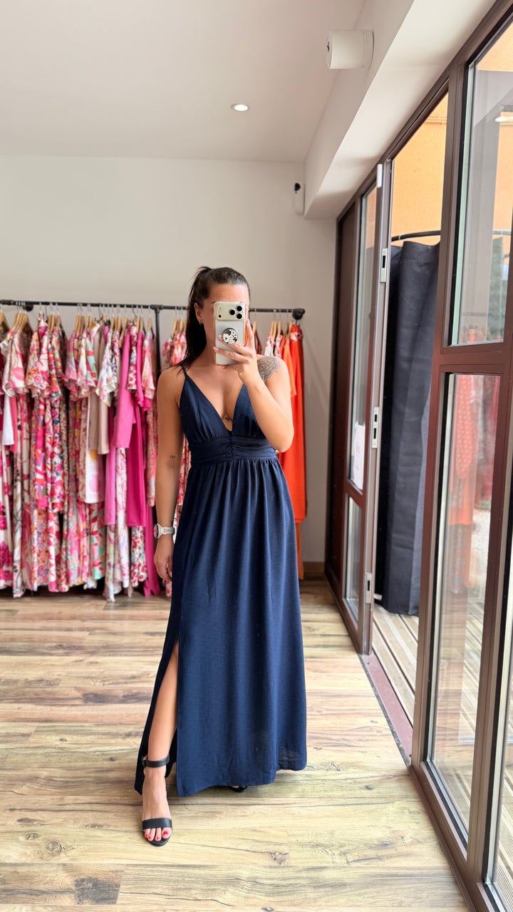 Robe longue Bola marine
