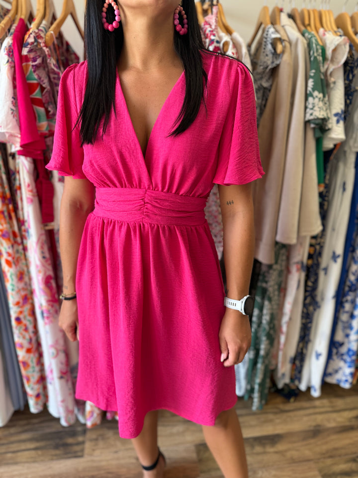 Robe Anail fuschia