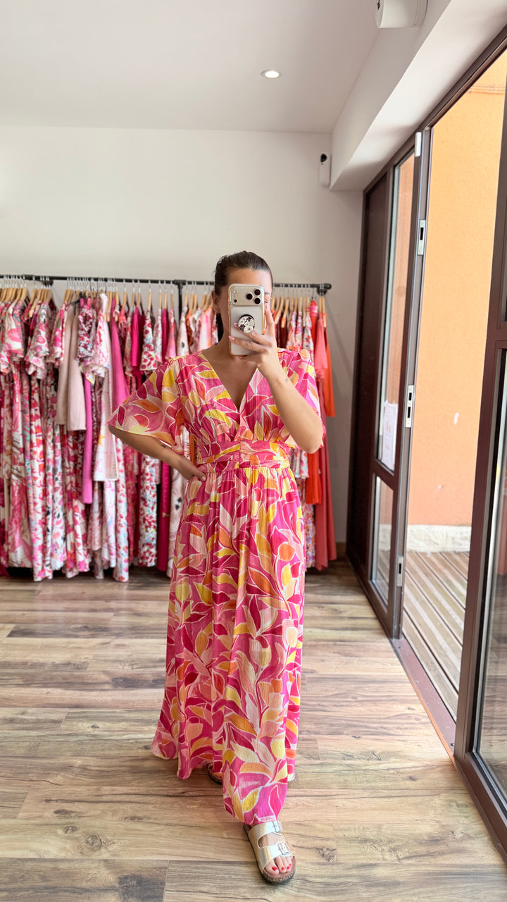 Robe longue Arlequin