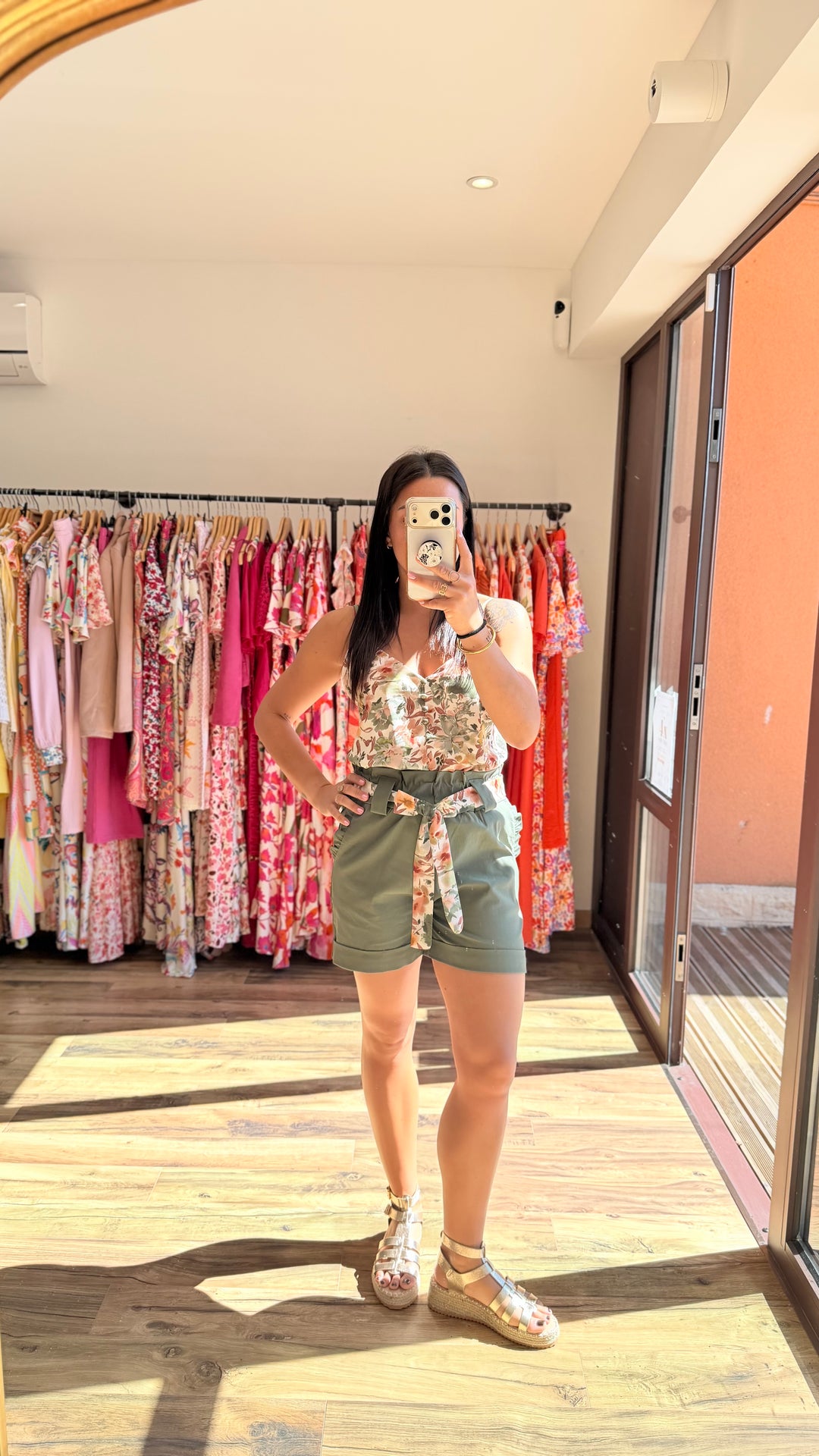 Short bommy kaki CURVY
