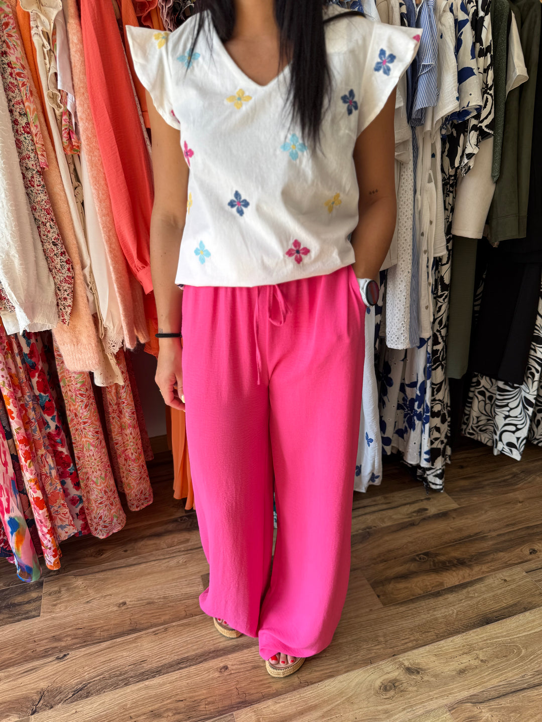Pantalon Ira fuchsia