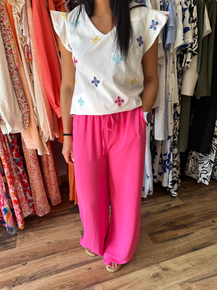 Pantalon Ira fuchsia