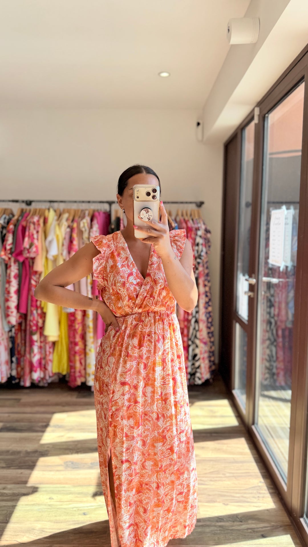 Robe longue Roman CURVY