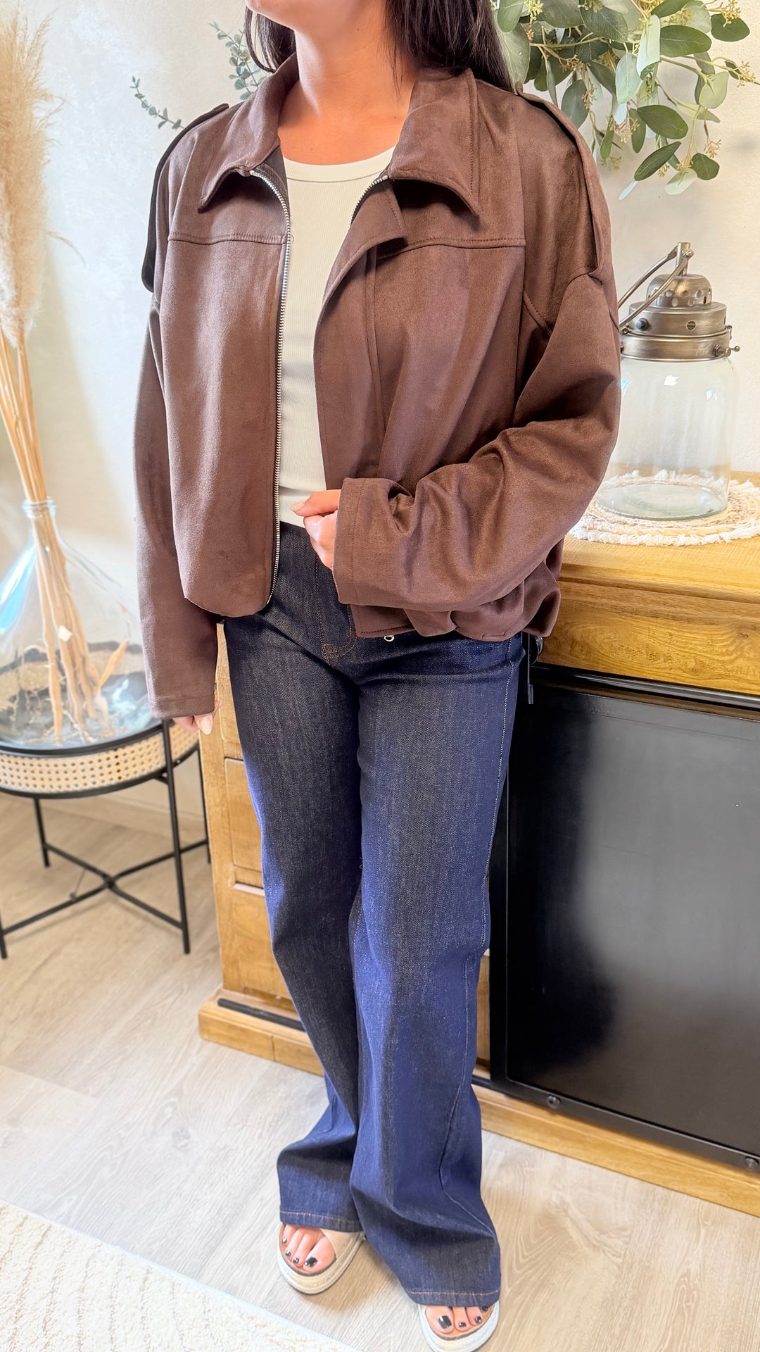 Veste Delma chocolat