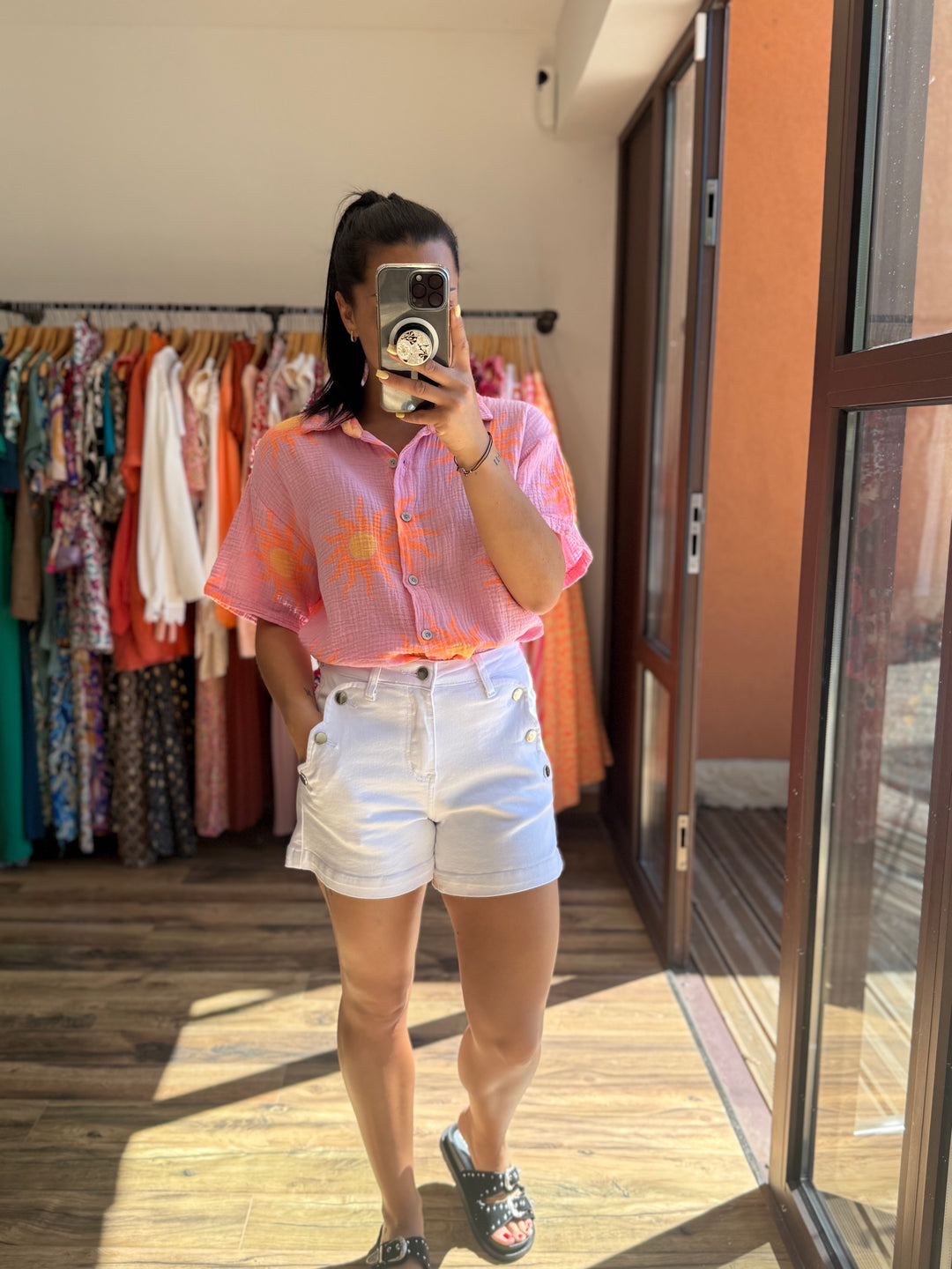 Chemise Rosane rose