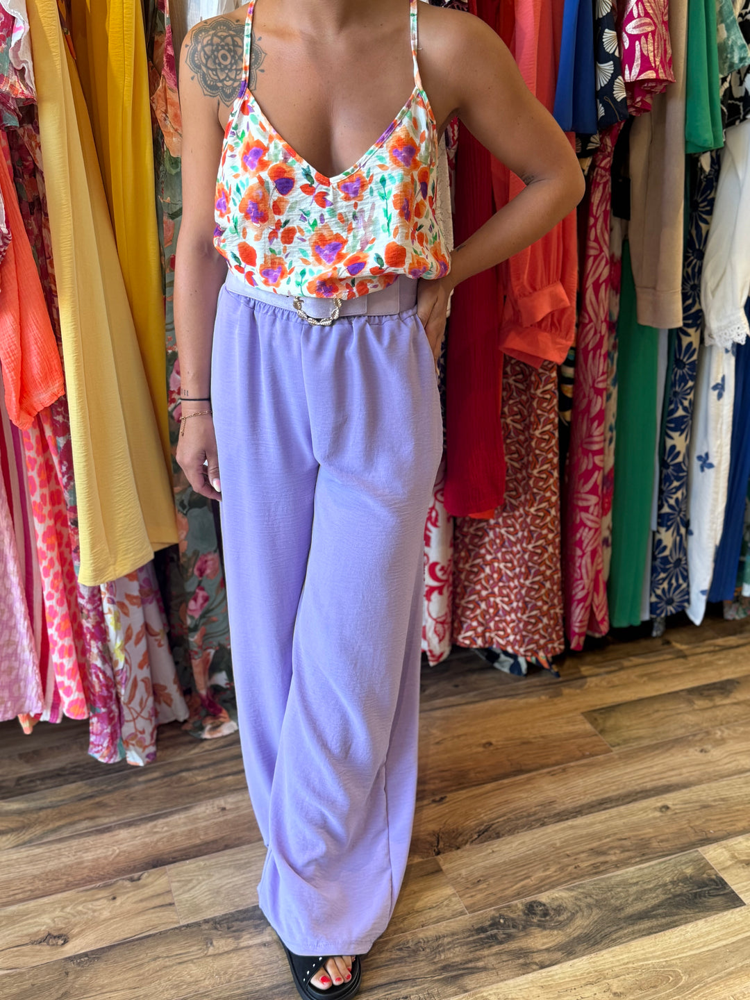 Pantalon Ira lilas