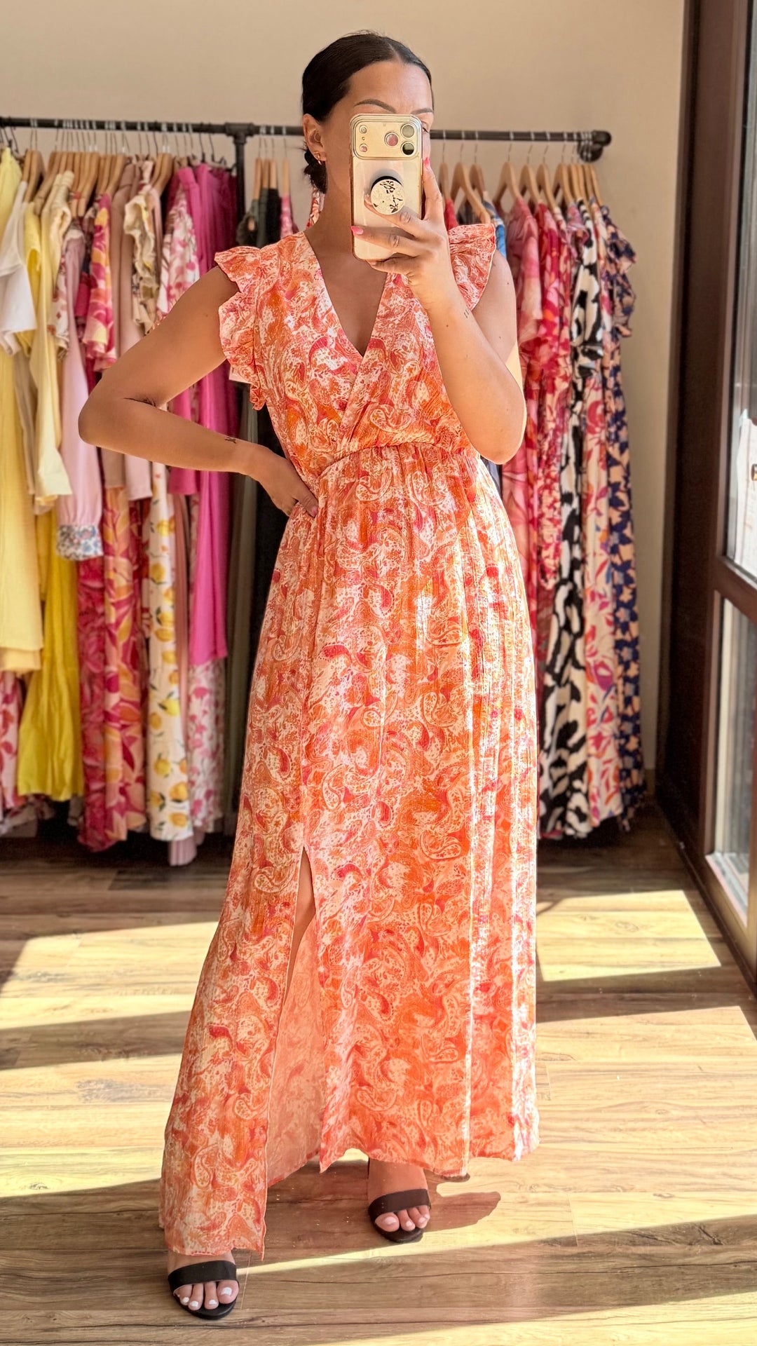 Robe longue Roman CURVY