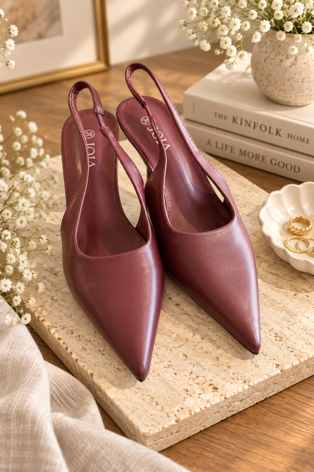 Escarpins Anaelle bordeaux