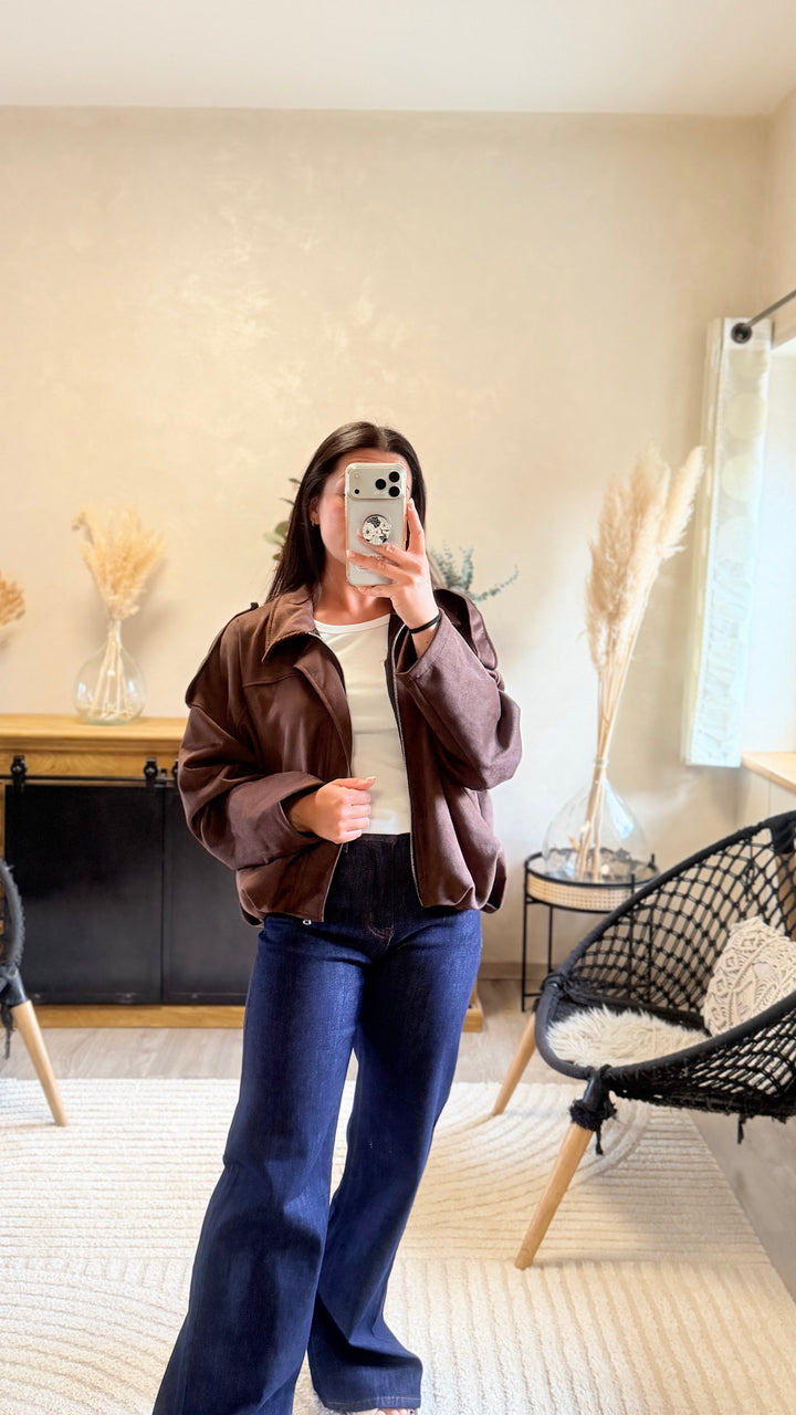 Veste Delma chocolat