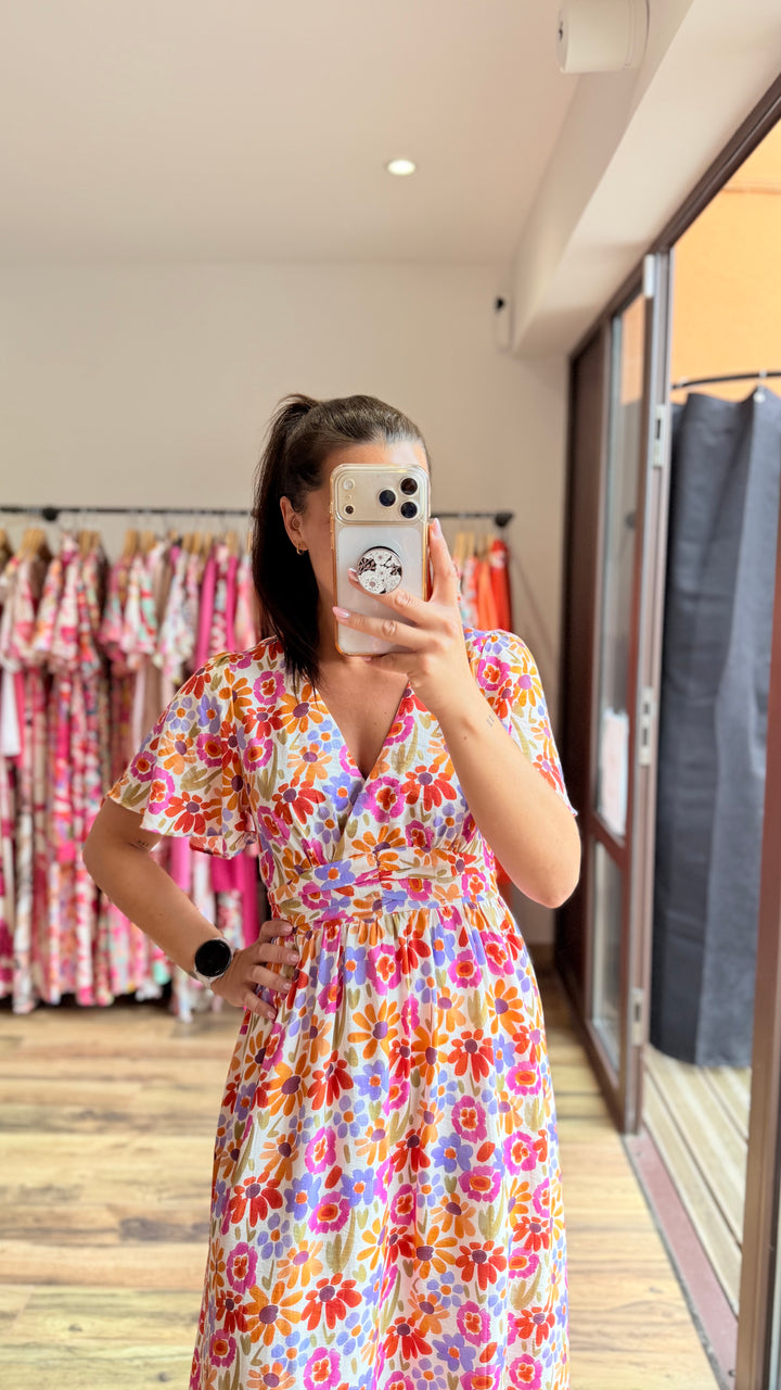Robe longue Lise (dos ouvert)