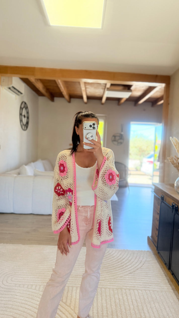 Gilet Pacy rose