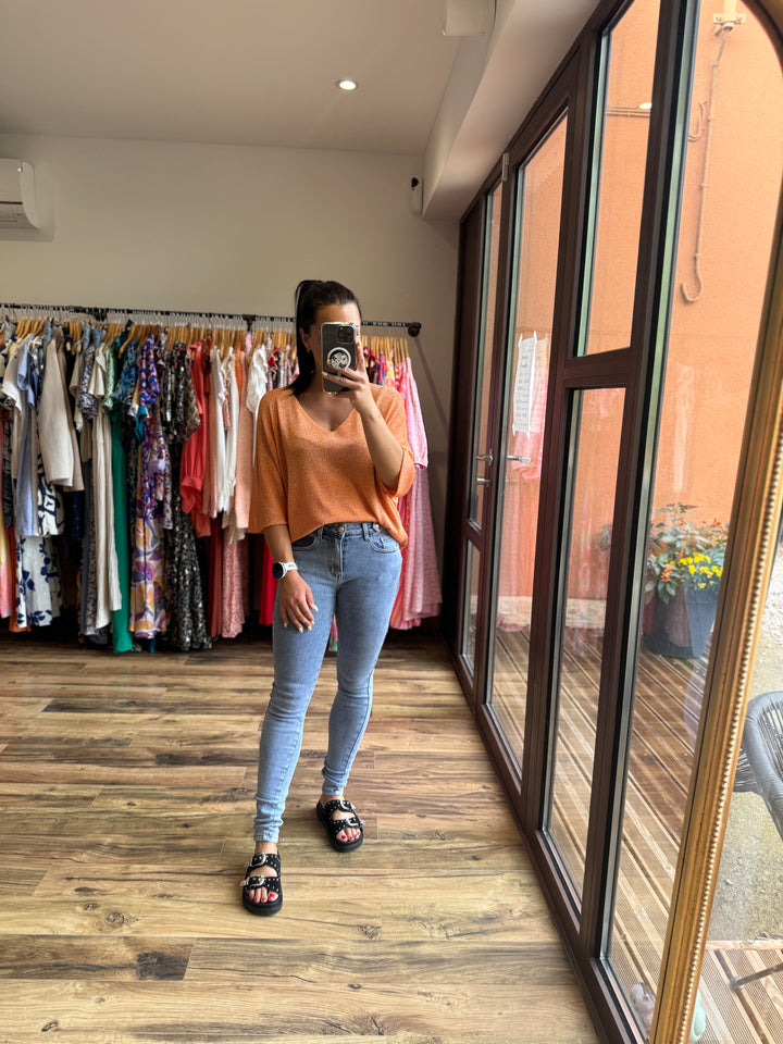 Top Janelle orange
