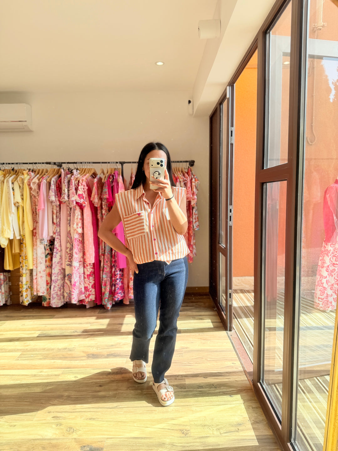 Chemise Calsy orange