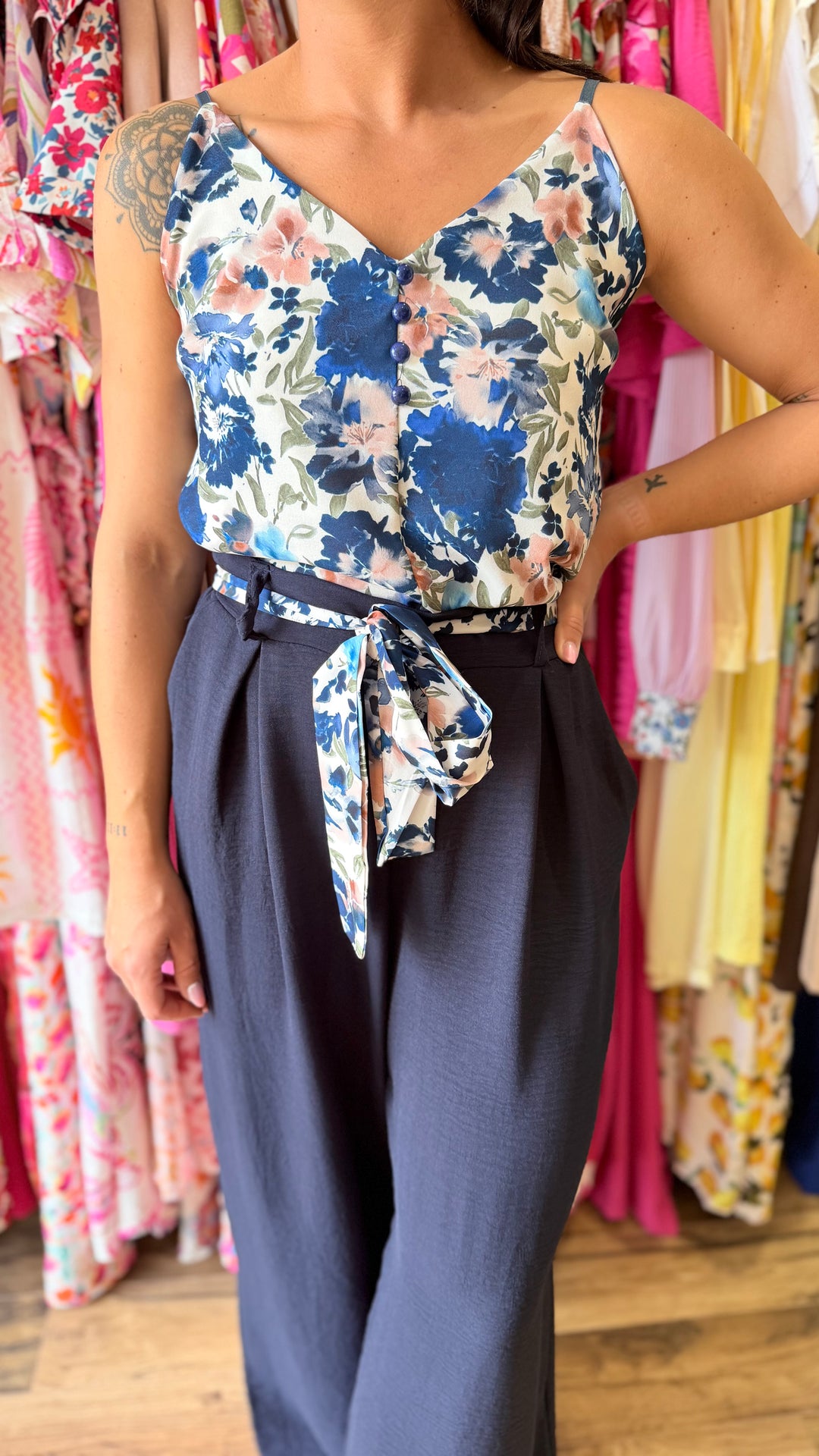 Pantalon Candice Marine