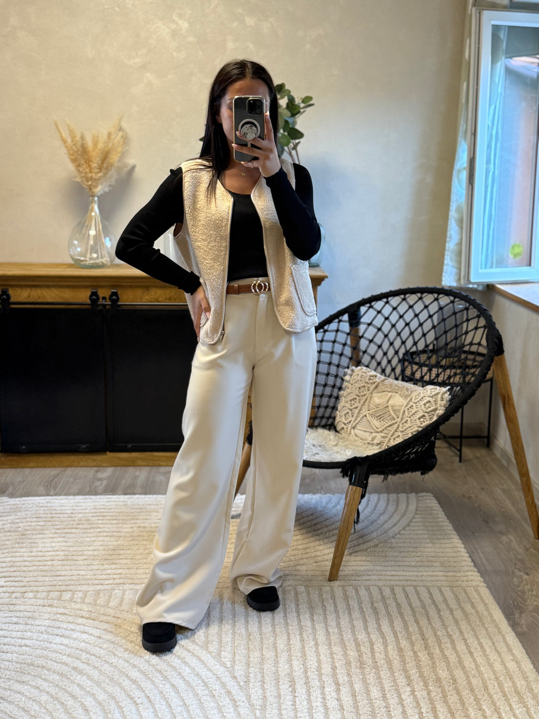 Pantalon Berlioz beige