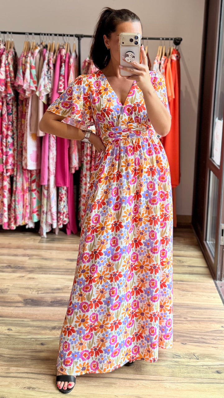 Robe longue Lise (dos ouvert)