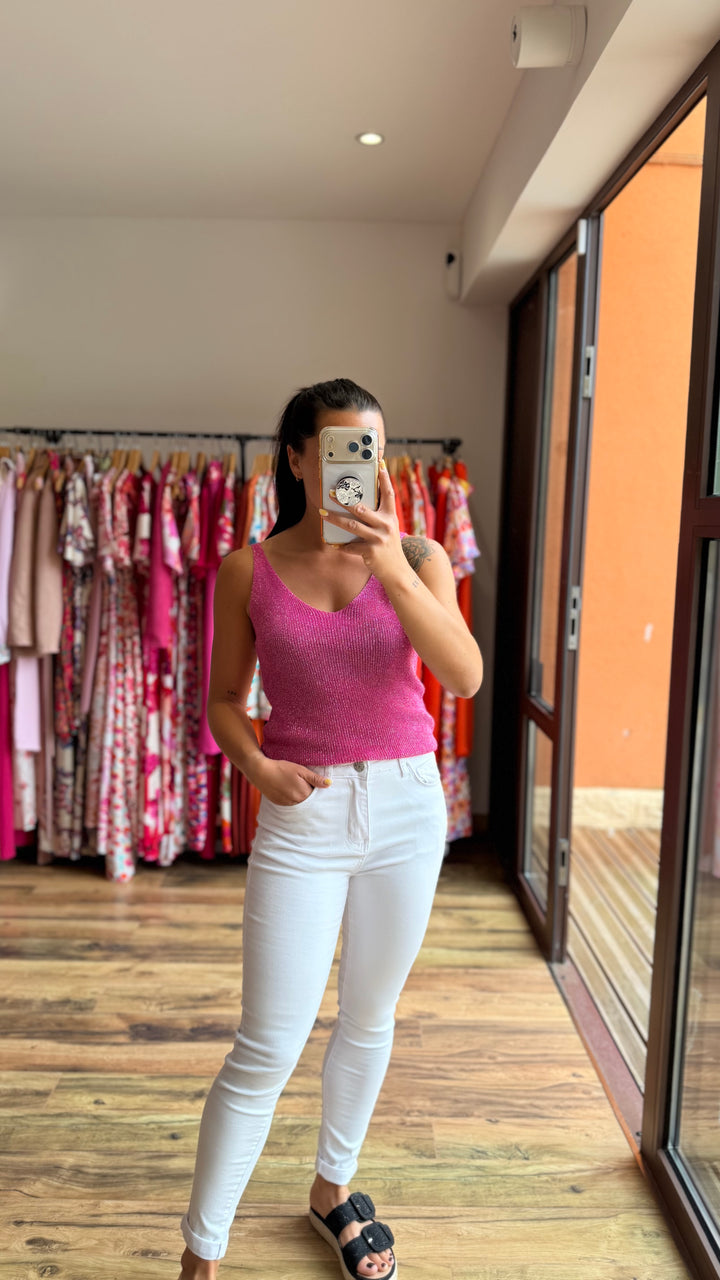 Top Afida fushia CURVY