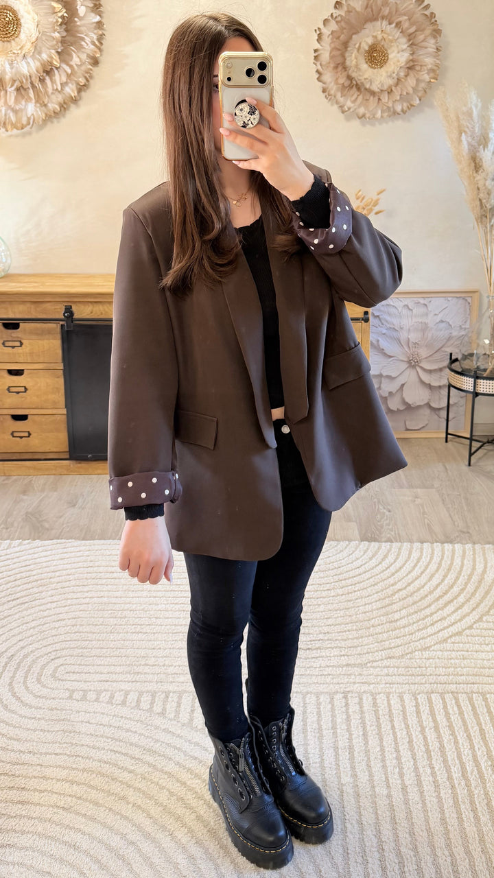 Blazer Imen chocolat