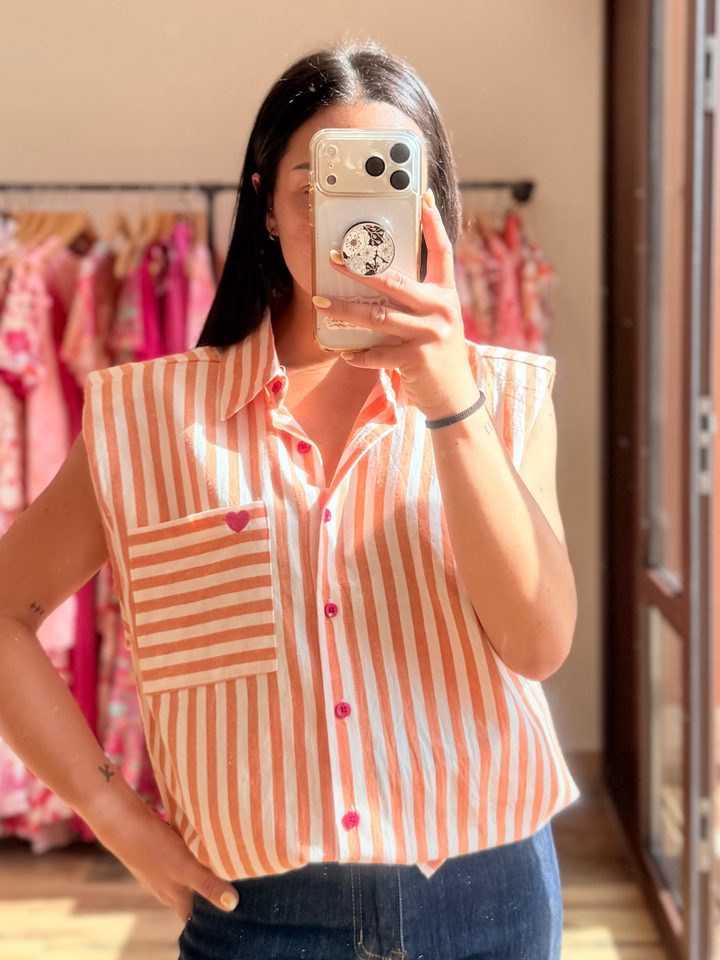 Chemise Calsy orange
