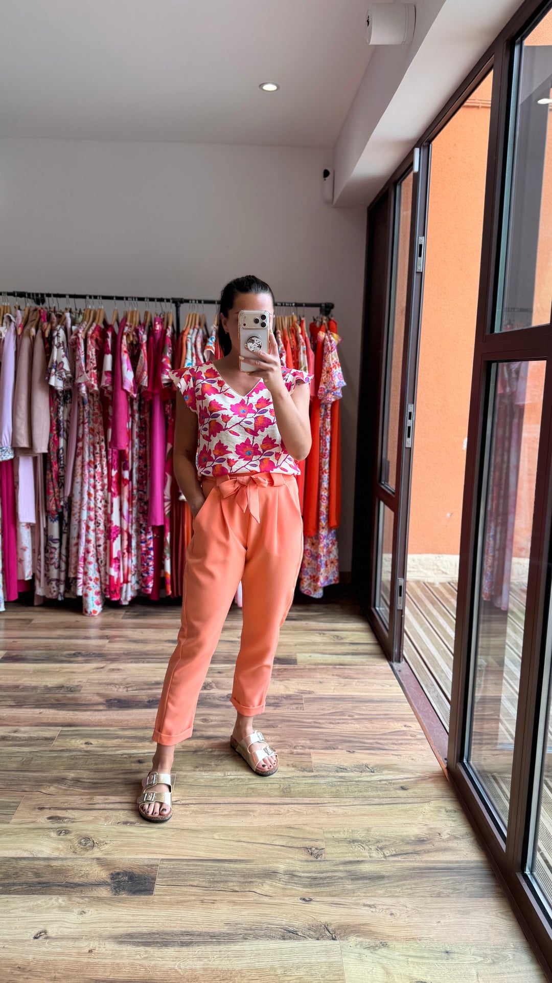 Pantalon Evy Abricot