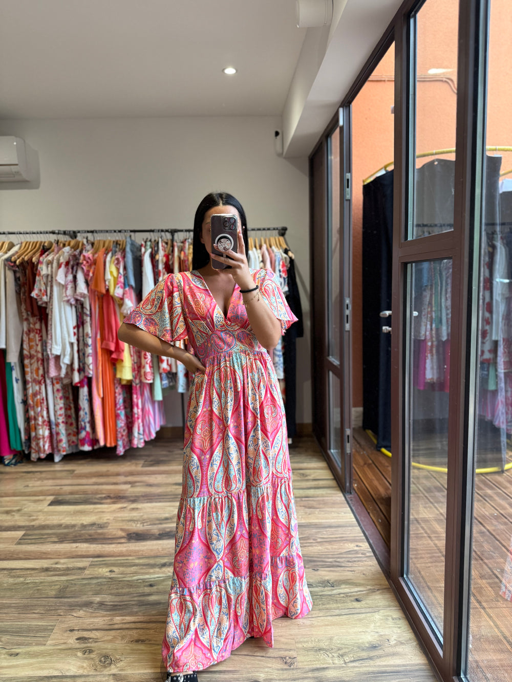 Robe longue Calinda