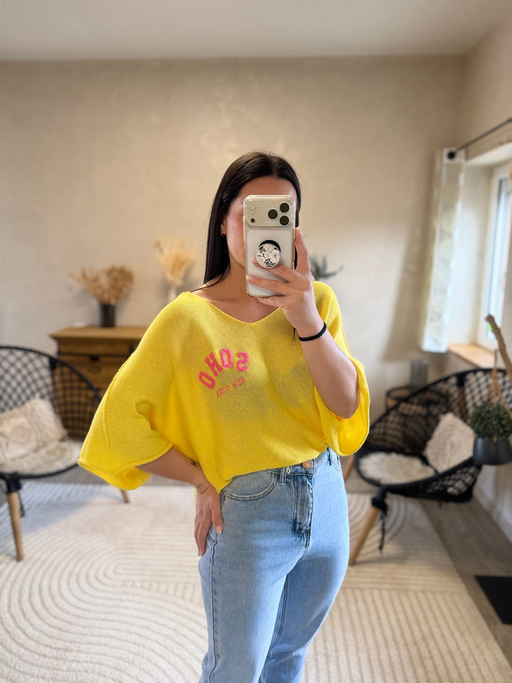 Pull SOHO jaune