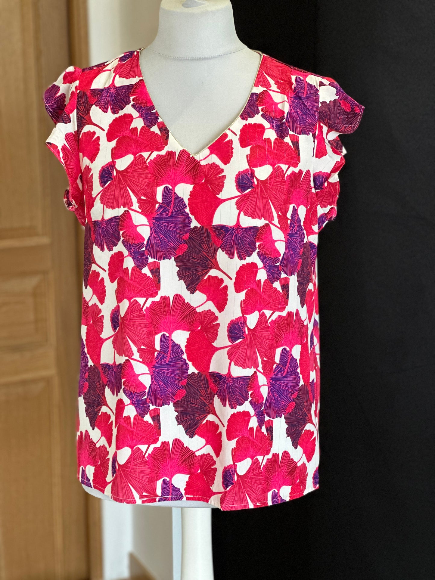 Blouse multicolore (Curvy)