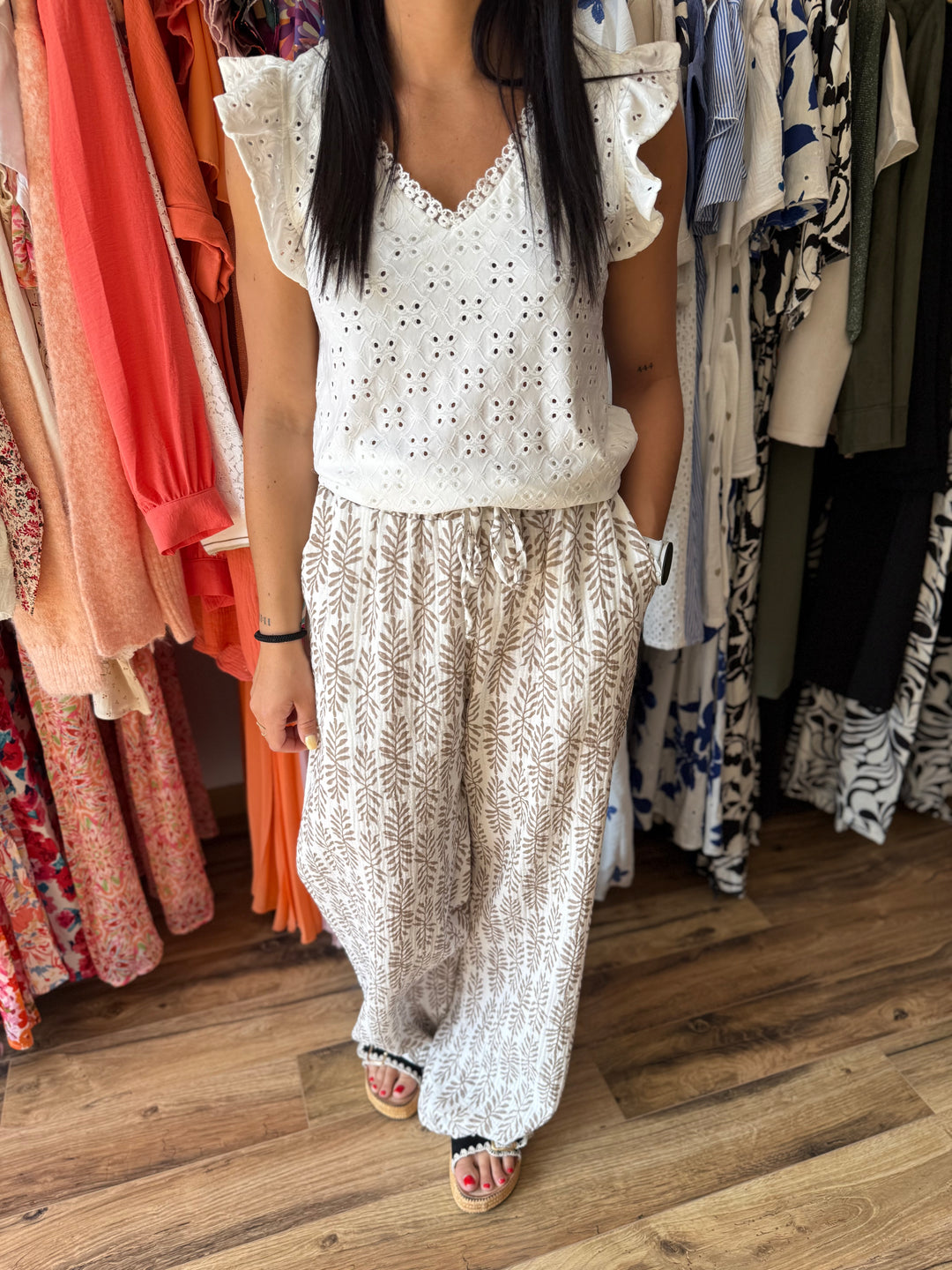 Pantalon Oria beige