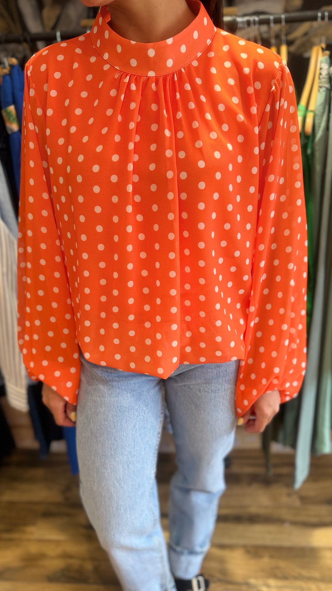 Blouse Kop orange