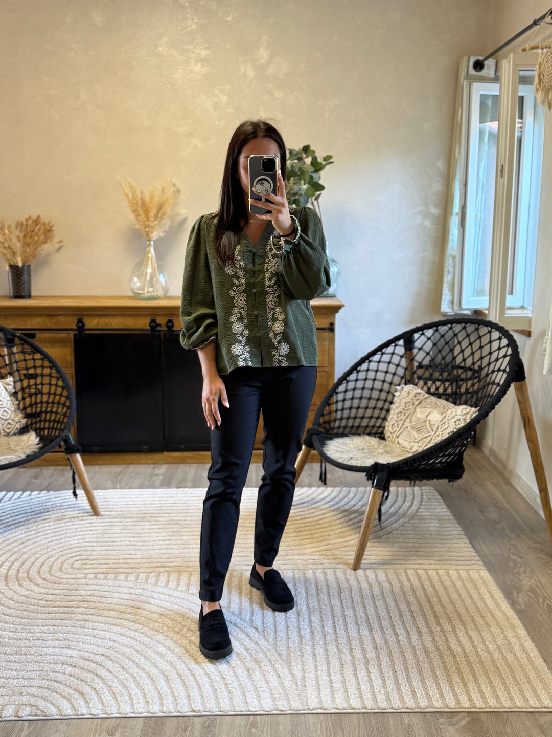 Chemise Marion kaki