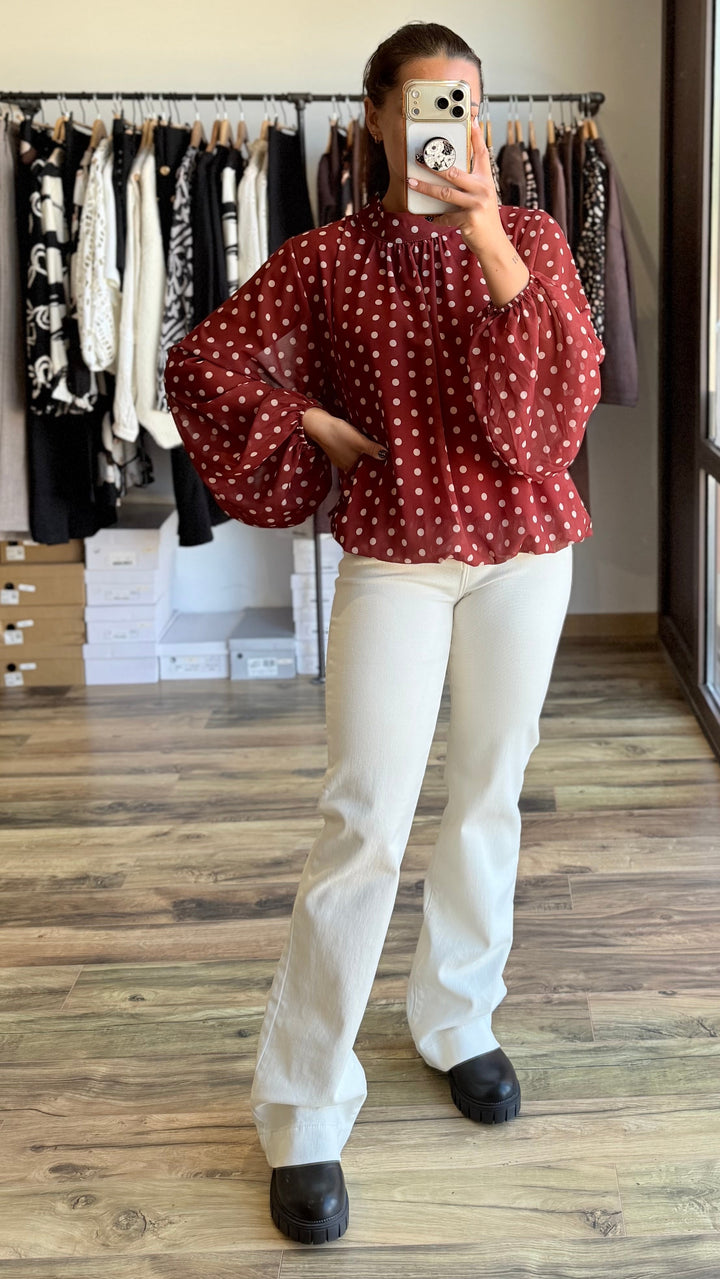 Blouse Lysa rouille