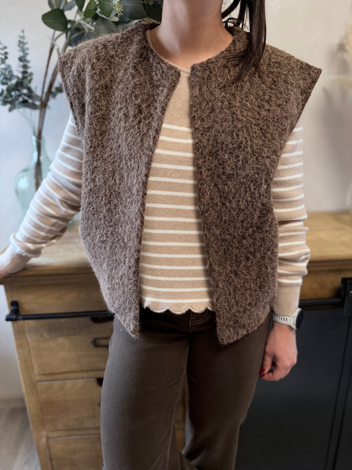 Gilet Sebby choco