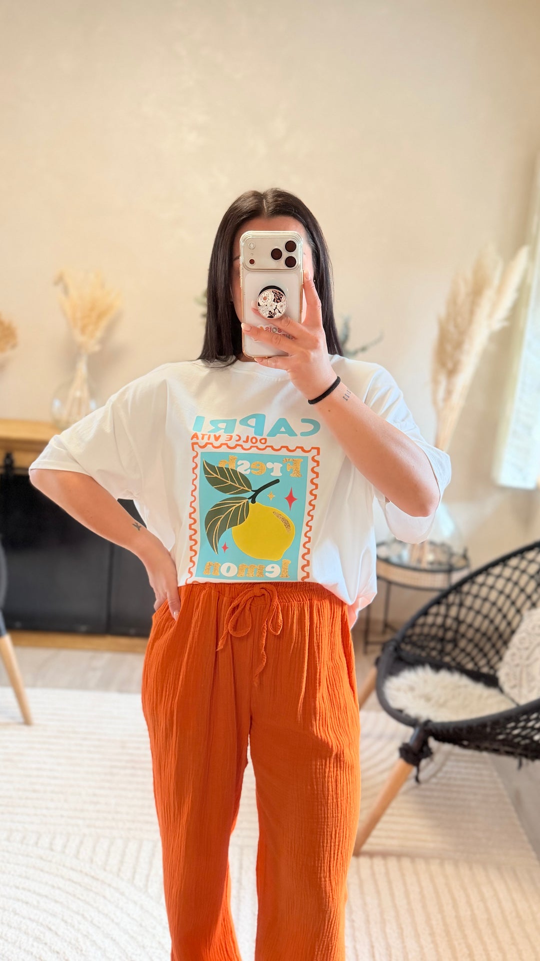 Teeshirt capri