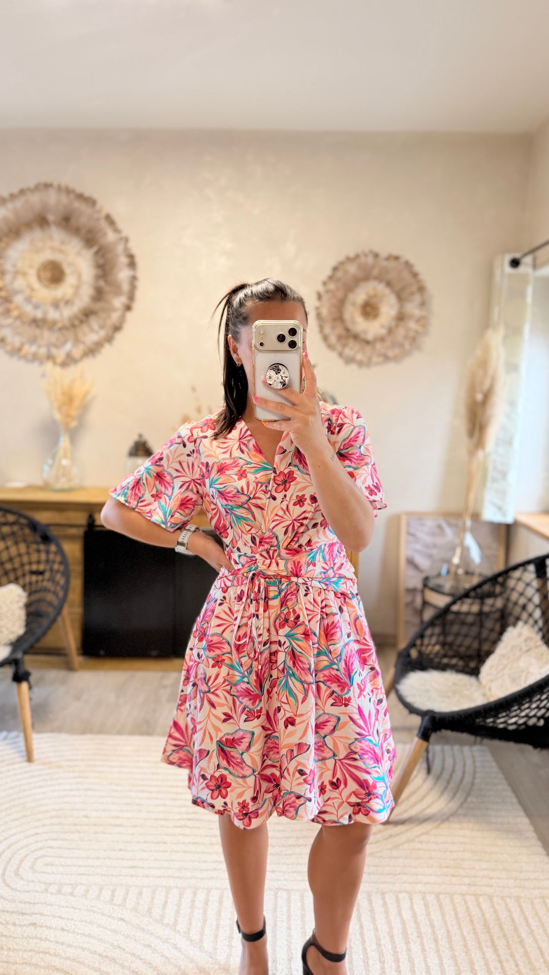 Robe courte soso CURVY