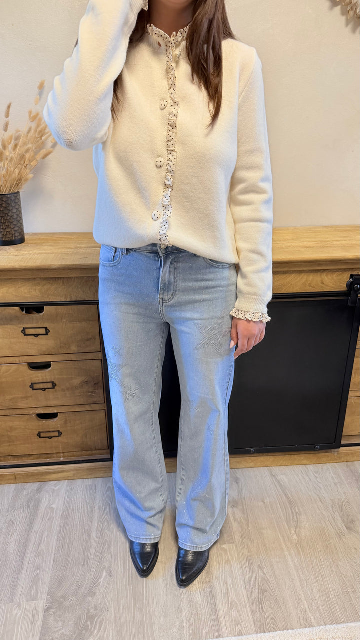 Gilet Amane écru