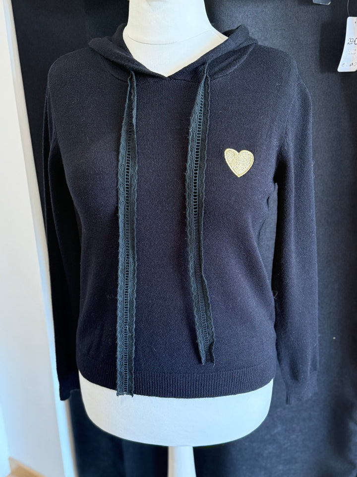 Pull à capuche heart