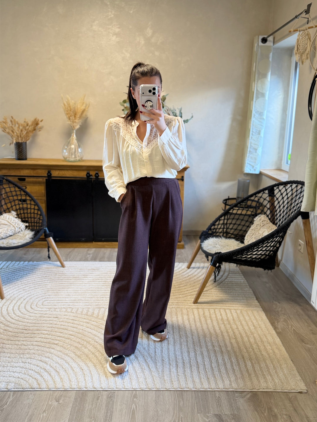 Pantalon Edy chocolat