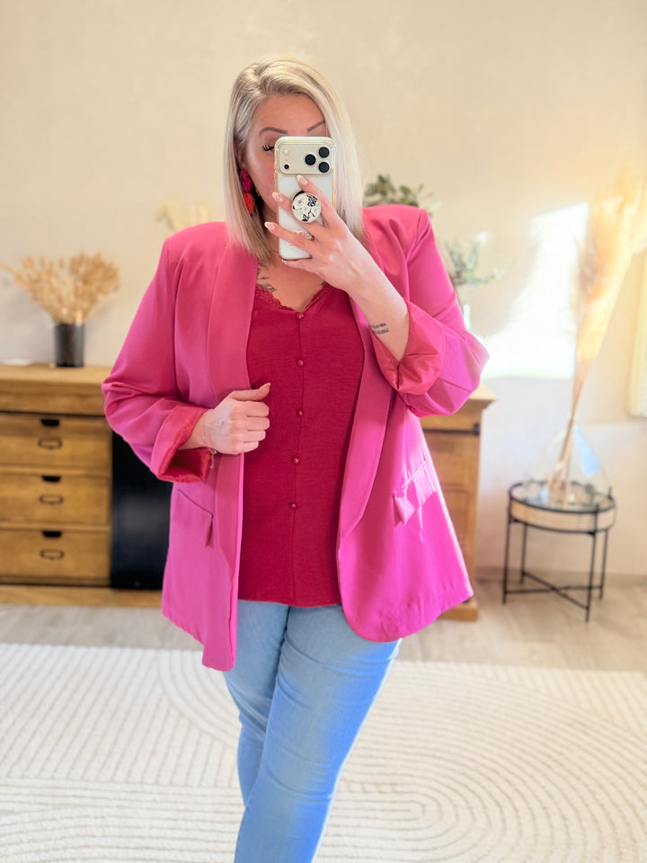 Top Hosa rose fushia CURVY