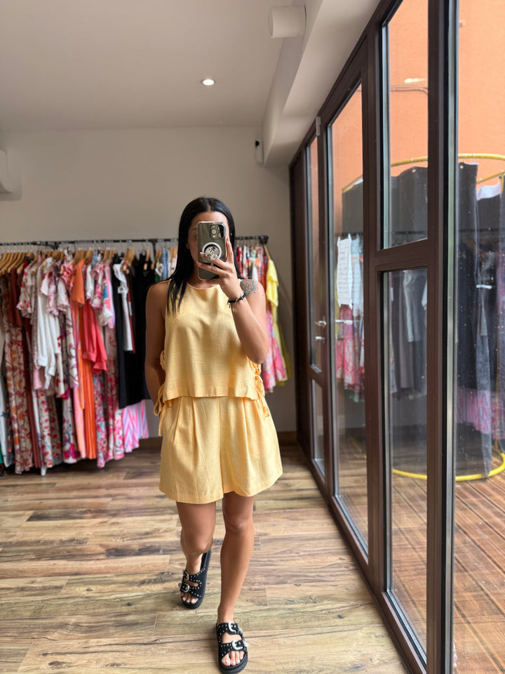 Top jaune Leonore