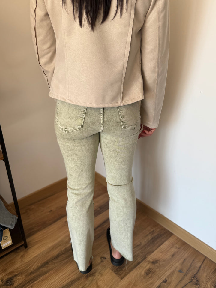 Suédine beige